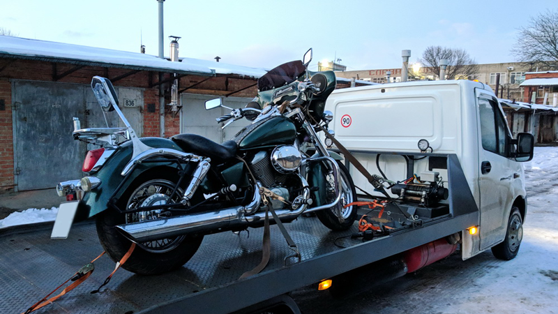 Фото мотоэвакуатора