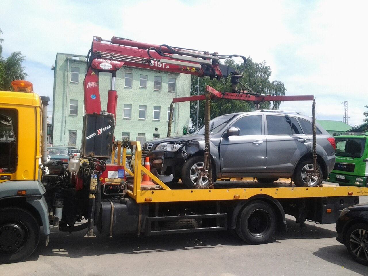 Фото перевозки авто на манипуляторе