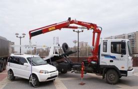 фото заказ эвакуатора с кран манипулятором